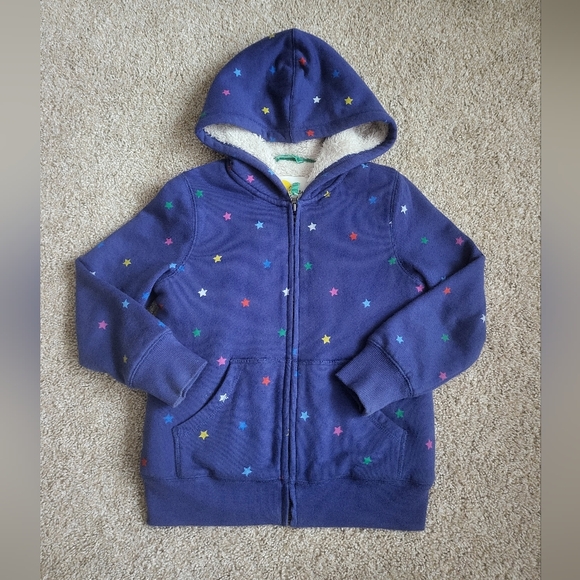 ♥️EUC♥️ BODEN GIRLS SHAGGY LINED HOODIE - Picture 8 of 8